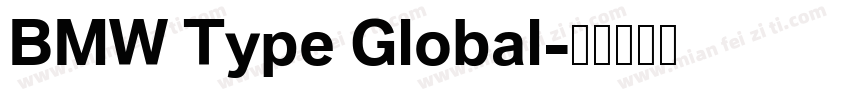 BMW Type Global字体转换